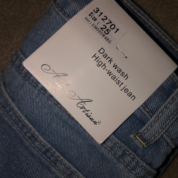 high waisted fitted jeans - Picture 5 of 5